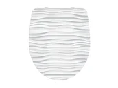 Deski sedesowe - Schütte Deska sedesowa wolnoopadająca z duroplastu (Białe fale) - miniaturka - grafika 1