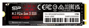 Silicon Power Dysk SSD UD80 1TB M.2 PCIe Gen3x4 NVMe (3400/3000 MB/s) SP01KGBP34UD8005 - Dyski SSD - miniaturka - grafika 1