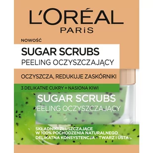 Loreal Smooth Sugars Clear Scrub oczyszczający peeling do twarzy 50ml - Peelingi i scruby do twarzy - miniaturka - grafika 1