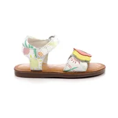 Buty dla dziewczynek - Sandały dziecięce Kickers DYASTAR BLANC SUNSHINE - miniaturka - grafika 1