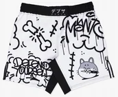 Kimona, stroje i obuwie - MANTO spodenki MMA szorty treningowe DEBZA białe rozm. XL - miniaturka - grafika 1