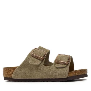 Klapki Birkenstock Arizona 1021704 S Brązowy - Buty dla chłopców - miniaturka - grafika 1