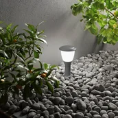 Lampy ogrodowe - Fabas Luce Lampa ogrodowa stojąca Thiago, możliwość ściemniania, czarny - miniaturka - grafika 1