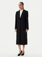 Płaszcze damskie - HUGO Płaszcz wełniany Mojeni 50547691 Czarny Regular Fit - miniaturka - grafika 1
