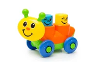 Zabawki interaktywne dla dzieci - DLA MALUCHA KOLOROWA GĄSIENICA - miniaturka - grafika 1