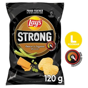 LAY'S STRONG CHEESE CAYENNE 120G - Chipsy - miniaturka - grafika 1