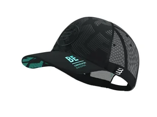 COMPRESSPORT Czapka lifestyle TRUCKER CAP Black Edition 2021 czarna - Czapki i chusty sportowe męskie - miniaturka - grafika 3