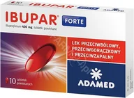 Przeziębienie i grypa - Polfa Ibupar Forte 400mg 10 szt. - miniaturka - grafika 1