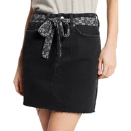 Spódnice - Spódnica damska Superdry Jessie mini jeansowa-W26 - miniaturka - grafika 1