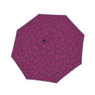 Parasole - Parasol damski Doppler Fiber Magic Joy automatyczny składany fioletowy wzór - miniaturka - grafika 1