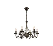 Lampy sufitowe - Brilagi - LED Żyrandol na łańcuchu STEFANO 6xE14/40W/230V czarny patyna - miniaturka - grafika 1