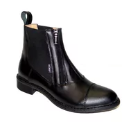 Buty do jazdy konnej - Sztyblety damskie skórzane Pascuello z zamkiem 015D - miniaturka - grafika 1
