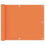 Parawany - vidaXL Parawan balkonowy, pomarańczowy, 75x500 cm, tkanina Oxford vidaXL - miniaturka - grafika 1