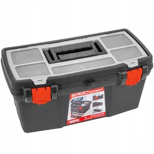 Skrzynka Narzędziowa Organizer Ergo Expert 19,5 " Czarna 260x480 mm - Skrzynki i torby narzędziowe - miniaturka - grafika 1