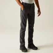 Odzież trekkingowa męska - Regatta Spodnie męskie trekkingowe softshell Geo II Grafitowy, Rozmiar: EU58 - miniaturka - grafika 1