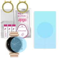 Akcesoria do smartwatchy - 2x folia ochronna hydrożelowa do Huawei Watch GT 2 Elegant BT 42mm - apgo HD HQ FLEX Smartwatch Hydrogel Protection Ochrona na ekran smartwatcha - miniaturka - grafika 1