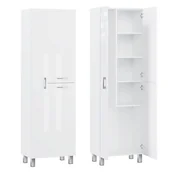 Szafki łazienkowe - Słupek 50 cm biały na mopa - miniaturka - grafika 1