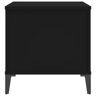 Lumarko Stolik kawowy, czarny, 60x44,5x45 cm, materiał drewnopochodny - Ławy i stoliki kawowe - miniaturka - grafika 9