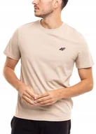 Koszulki męskie - Koszulka Męska Sportowa 4F T-Shirt Bluzka z Krótkim Rękawem Bawełniana M - miniaturka - grafika 1