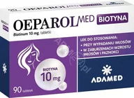 Nutrikosmetyki - OeparolMed Biotyna 10 mg x 90 tabl - miniaturka - grafika 1