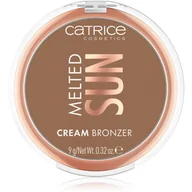 Bronzery i konturowanie twarzy - Catrice Melted Sun Cream Bronzer 030 9g - miniaturka - grafika 1