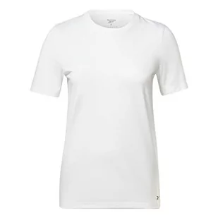 Reebok Damska koszulka treningowa Ready Speedwick, biała, L, biały, XL - Koszulki i topy damskie - miniaturka - grafika 1