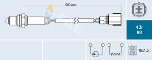 Sonda lambda FAE Elektryka 75618 - Sondy lambda - miniaturka - grafika 1