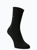 Skarpetki damskie - Tommy Hilfiger Skarpety pakowane po 2 szt. Kobiety drobna dzianina czarny jednolity, 35-38 - miniaturka - grafika 1