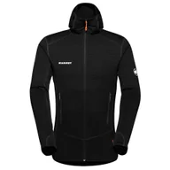 Bluzy sportowe męskie - Męska bluza Mammut Taiss Light ML Hooded Jacket Men Rozmiar: M / Kolor: czarny - miniaturka - grafika 1
