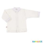 Kaftaniki dla niemowląt - KAFTAN NEWBORN ECRU Ewa Klucze - KAFTAN NEWBORN ECRU 046 - miniaturka - grafika 1