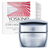 Kremy do twarzy - Yoskine Collagen Laser, ekstremalnie ujędrniający krem-zabieg z laserowym stymulatorem kolagenu na noc, 50 ml - miniaturka - grafika 1