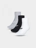Skarpetki męskie - Męskie skarpetki niskie (3-pack) 4F 4FWMM00USOCM278 - multikolor - miniaturka - grafika 1
