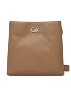 Torebki damskie - Calvin Klein Torebka Ck Convertible Bucket Bag_Mono K60K613137 Brązowy - miniaturka - grafika 1