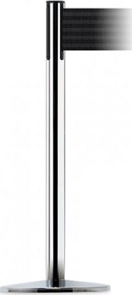 Tensator Pachołek/słupek Advance Plus z rozwijaną taśmą odgradzającą, chromowany połysk 2,30m