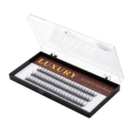 Sztuczne rzęsy i akcesoria - Luxury Lashes kępki rzęs by konturoVnia 14 mm efekt Kim K.W Kępki rzęs zapewniające efekt Kim Kardashian - miniaturka - grafika 1
