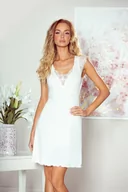 Bielizna nocna - Eldar Nancy Koszulka Nocna First Lady Ecru Xl - miniaturka - grafika 1