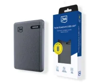 Powerbanki - 3mk Pocket 5000mAh 12W USB-C Szary - miniaturka - grafika 1