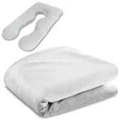 Poduszki do karmienia - Pokrowiec na poduszkę ciążową poduszka do karmienia XXL 135 cm - miniaturka - grafika 1