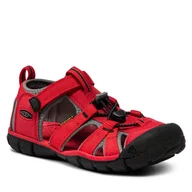Sandały damskie - Keen Sandały Seacamp II Cnx 1014478 Racing Red/Gargoyle - miniaturka - grafika 1