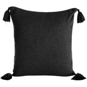 Poszewki na poduszki - Poszewka EUROFIRANY Poly 45 x 45 cm Czarny - miniaturka - grafika 1