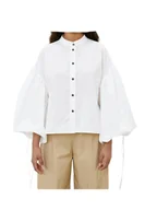 Koszule damskie - Camicia alla coreana Donna MEIMEIJ con manica palloncino - miniaturka - grafika 1