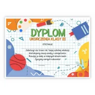 Dyplomy i okładki - LearnHow Dyplom A4 ukończenia klasy trzeciej - Zeszyt 30szt - miniaturka - grafika 1