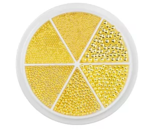 Złoty kawior, ozdoba do paznokci, 6w1 - Ozdoby do paznokci - miniaturka - grafika 1