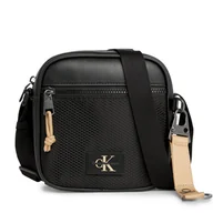 Torby męskie - Saszetka Calvin Klein Jeans Tagged Square Camera Bag18 K50K511779 Czarny - miniaturka - grafika 1