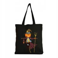 Torby i wózki na zakupy - Eko Torba na ramię Zakupy Shopper Torebka Bawełniana Halloween Dynia #12 - miniaturka - grafika 1