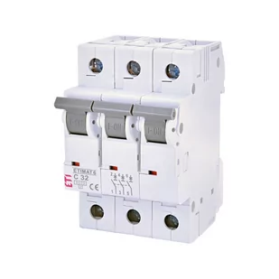ETIMAT6 3P 6kA C 32A wyłącznik nadprądowy; ETI POLAM - Bezpieczniki elektryczne - miniaturka - grafika 1