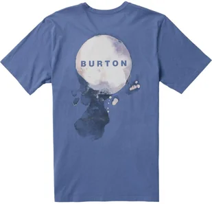t-shirt męski BURTON FLIGHT ATTENDANT 24 TEE Slate Blue - Koszulki męskie - miniaturka - grafika 1