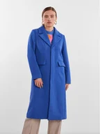 Płaszcze damskie - YAS Płaszcz przejściowy 26030713 Niebieski Regular Fit - miniaturka - grafika 1
