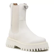 Botki damskie - Bronx Trapery 47268-AA Off White 05 - miniaturka - grafika 1