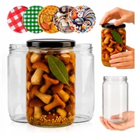 Pojemniki kuchenne - 12SZT ZESTAW Słoiki 720ml na ogórki miód dżem kompot przecier sok przetwory - miniaturka - grafika 1